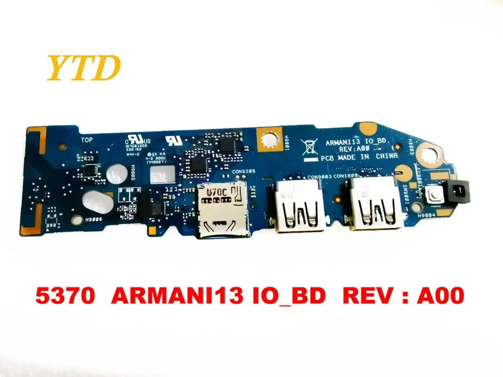 Для Dell 5370 USB плата 5370 ARMANI13 IO_BD REV A00 протестирована хорошая