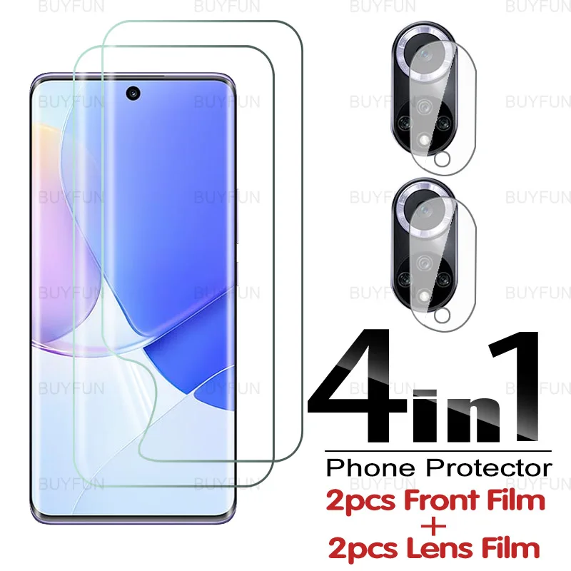 Защитная пленка 4 в 1 для Huawei nova 9 6 57 дюйма полное покрытие передняя Гидрогелевая