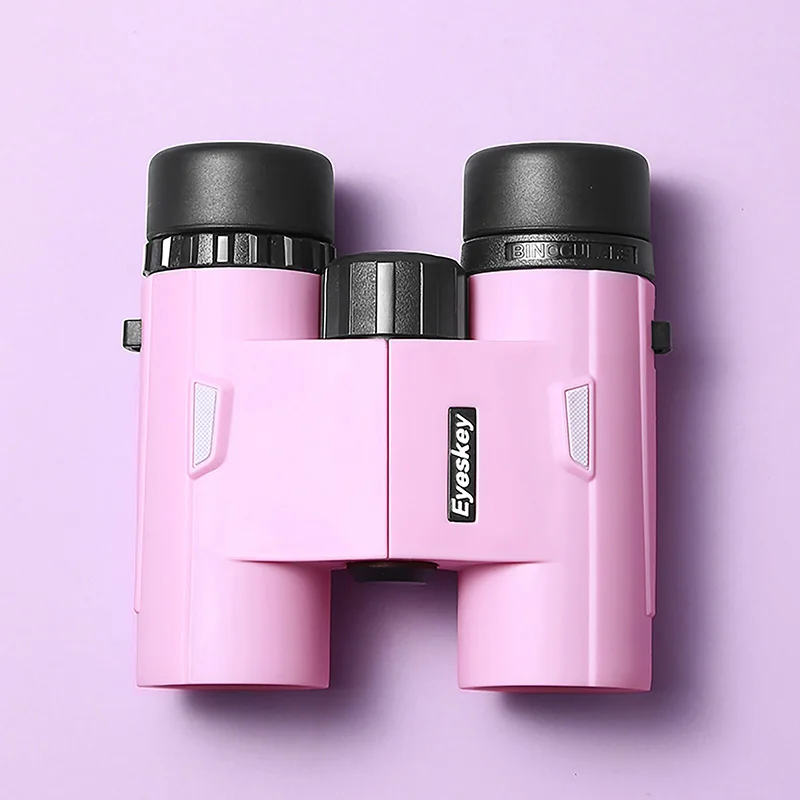 Eyeskey 8x32 Ночное видение бинокль HD Профессиональный охотничий телескоп с многослойным покрытием с переменным фокусным расстоянием Bak4 Призма Оптика ремень 3 цвета - Цвет: Розовый