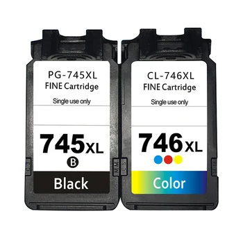 

Ink Cartridge Replacement for Canon PG 745 XL CL 746 XL Ink fits 745 746 Canon Pixma MG2470 MG2570 MG2970 IP2870 IP2872 Printer
