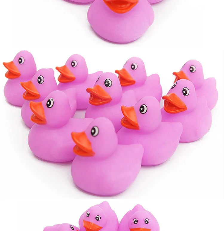 5 шт. мини детская резиновая утка для ванны Duckie детский душ водные игрушки Плавательный Бассейн плавающие пищащие резиновые игрушки утки для детей подарок