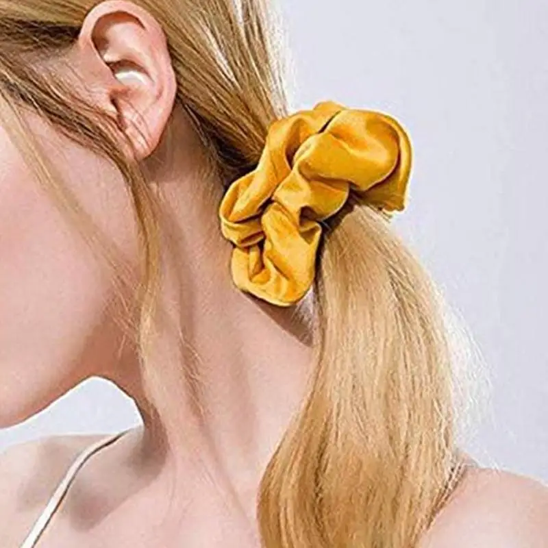 18pcs Women Velvet Scrunchie Pack Elastic Hair Bands for Girl Scrunchies Headwear Rubber Band Ponytail Holder Hair Ropes