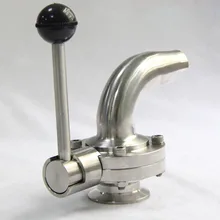 "(51 мм) OD64 трехзажимной клапан-бабочка санитарно нержавеющая сталь SS304