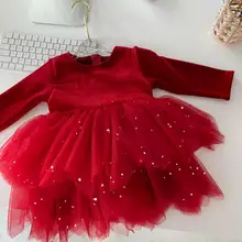 12, 12, осенне-зимнее платье принцессы для девочек, размер 80-140 см, платья для маленьких девочек,, одежда для детей