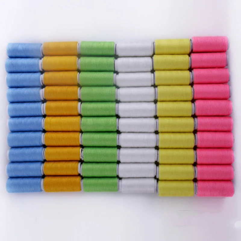 Pink 10pc Швейная нить 39 цветов нитки для ручного шитья домашняя вышивка, швейная машина линия коробка Сильная и прочная ручная строчка - Цвет: Pink 10pc
