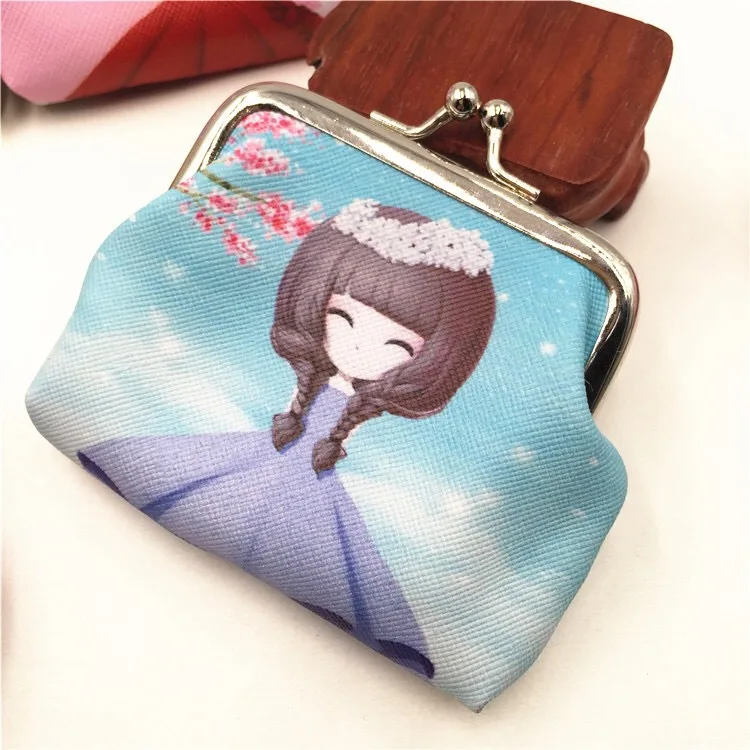 

Cartoon Cute Button Coin Bag Creative PU Leather Purse 2 Yuan Shop Stall Night Market Supply of Goods Small Gifts