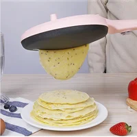 220V Automatic Non-stick Crepe Maker Pancake Machine Pizza Maker Household Kitchen Tool Electric Baking Pan EU/AU/UK/US 2