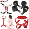 Exotic Products Sex Toys For Couples Adults Bed Games BDSM Bondage Kits Handcuffs Ankle Cuff Gag Nipple Restraints Accessories 1