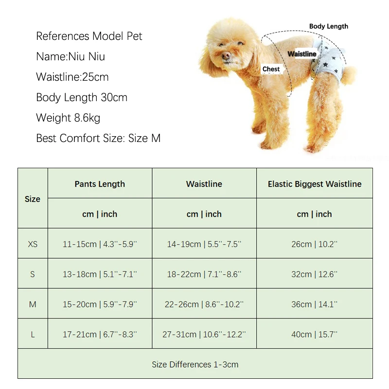 Girl Panty For Dogs With Lace Female Chihuahua Yorkshire Underwear Accessories Physiological Diapers Pet Cat Menstrual Apparels