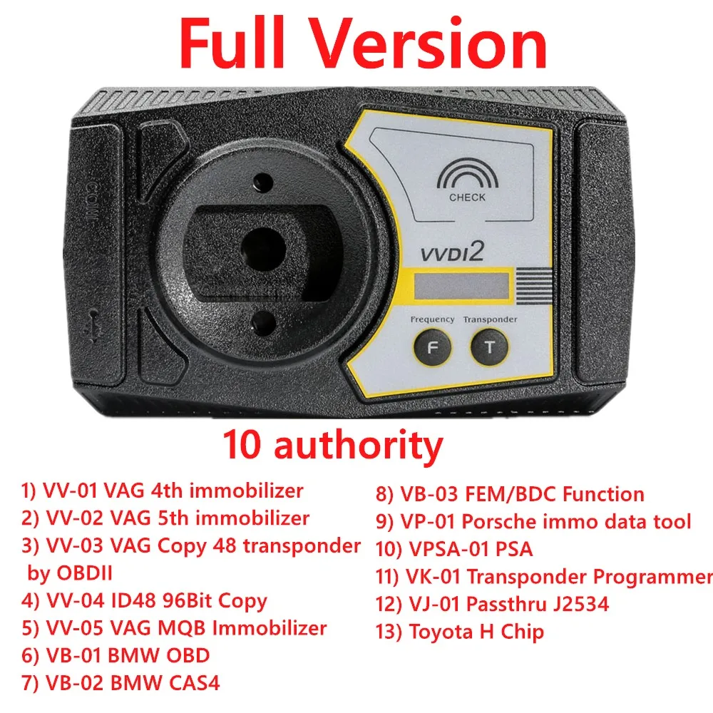 US $1.599.00 Original Xhorse VVDI2 Full Version With All Authorization Activated Key Programmer Free Update Online Lifetime