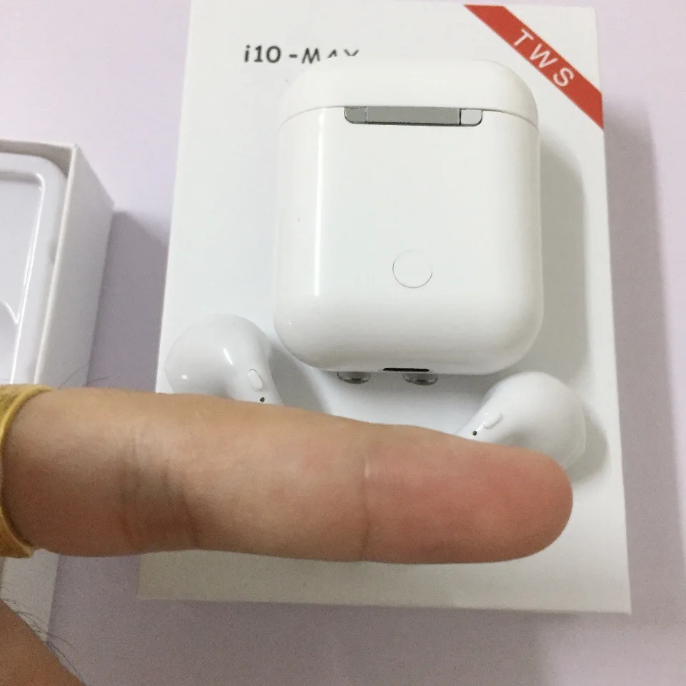 I10-max TWS Bluetooth Двойные наушники Беспроводная гарнитура с зарядным устройством стерео наушники музыкальные наушники для ios Android телефон