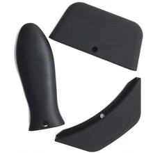 1 Set Silicone Hot Handle Holder Non Slip for Cast Iron Skillet Frying Pans Griddle JS23