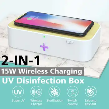 

Multifunctional UV Sterilizer Wireless Charger Box, Aromatherapy Function Disinfector,Cell Phone Cleaners UV Light Sanitizer Box