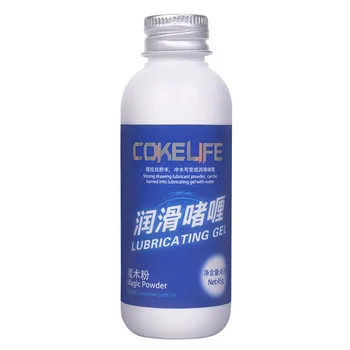 45g/Bottle Magic Powder Lubricant Water based,Mix With Water 5g Can Create 50g Lube For Anal Sex Body Massage Anal Lubricant O2