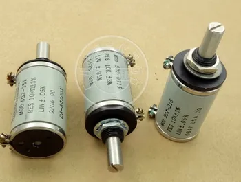 

Used SPECTROL MOD 502-351 10K ±0.05% 10 multi-turn potentiometer switch