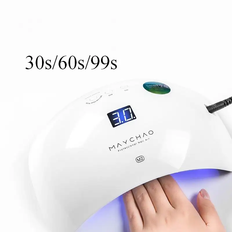 УФ-лампа для ногтей 48 Вт Светодиодная Сушилка для ногтей с автоматическим датчиком 30 S/60 S/99 S для гель-ногтей для ног и ногтей дома и салона