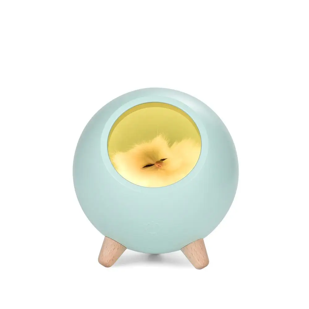 Green nest Cute cartoon Pet House atmosphere Lamp USB Cat led night light children bedside lamp Decor christmas birthday kid creative gift - Испускаемый цвет: Green nest