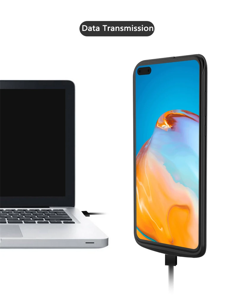 6800mAh Slim Battery Charger Case for Huawei P40 P40pro Power Bank Charging Cover Case for Huawei P40 Pro Battery Charger Case