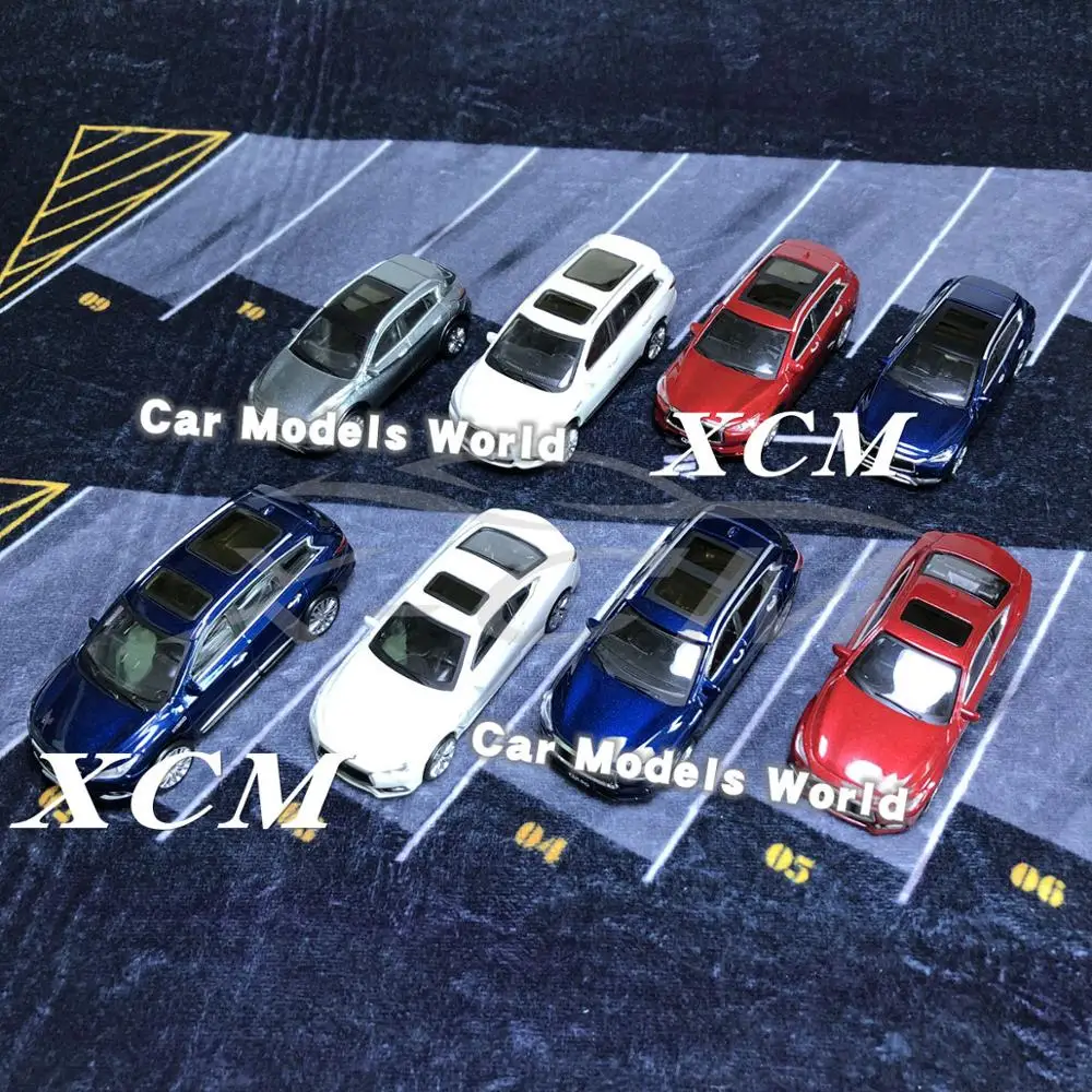 Набор моделей литья под давлением для Q60, QX30, QX50, QX60 1: 64 8 шт+ маленький подарок