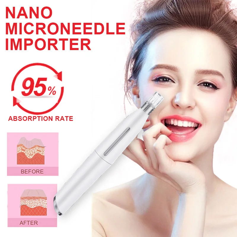 

New 0.15 Nano Microneedles Importer Electric Anti-aging Machine Ionic Wrinkle Removal Skin Care Face Lifting Tools Massager