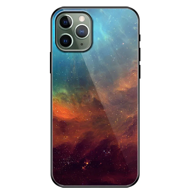Geruide для iPhone 11 чехол, закаленное стекло для iPhone 11 Pro Чехол cubierta para Для iPhone 11 Pro MAX чехол - Цвет: A019
