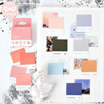 

Mr.paper 45pcs/box 24 Designs Colorful Ins Style Scrapbooking Bullet Journal Stickers Kawaii Girlish Deco Stickers Child Gifts