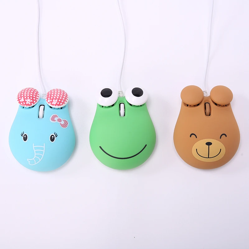 Симпатичная компьютерная мышь CHYI 3d в форме животных проводная Usb оптическая 1600 DPI
