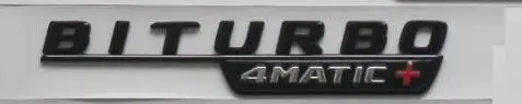 Черный глянец эмблемы для Mercedes X166 GL63 AMG GL350 GLS400 GL500 4matic - Цвет: Gloss Black