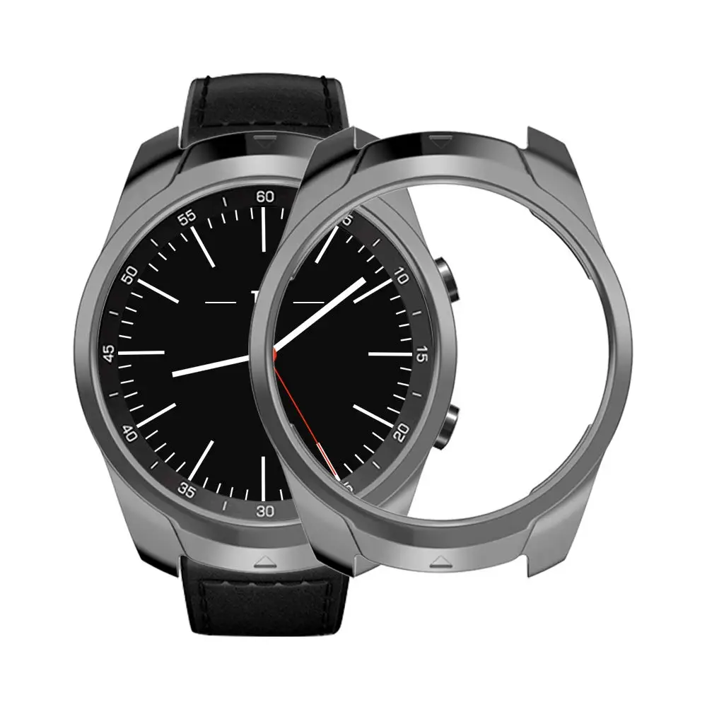 Для Ticwatch Pro Smart Watch Мягкий защитный чехол с покрытием из ТПУ, защита для экрана, защита от царапин