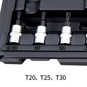 

High-precision Torque Wrench Hexagon Repair Steel Ratchet Driver Black