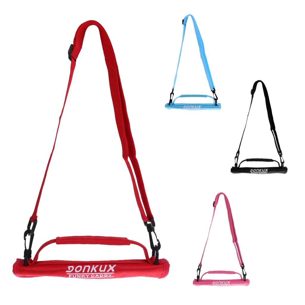 Portable Durable Nylon Caddy Golf Club Carrier Bag with Shoulder Belt - 4 Colors