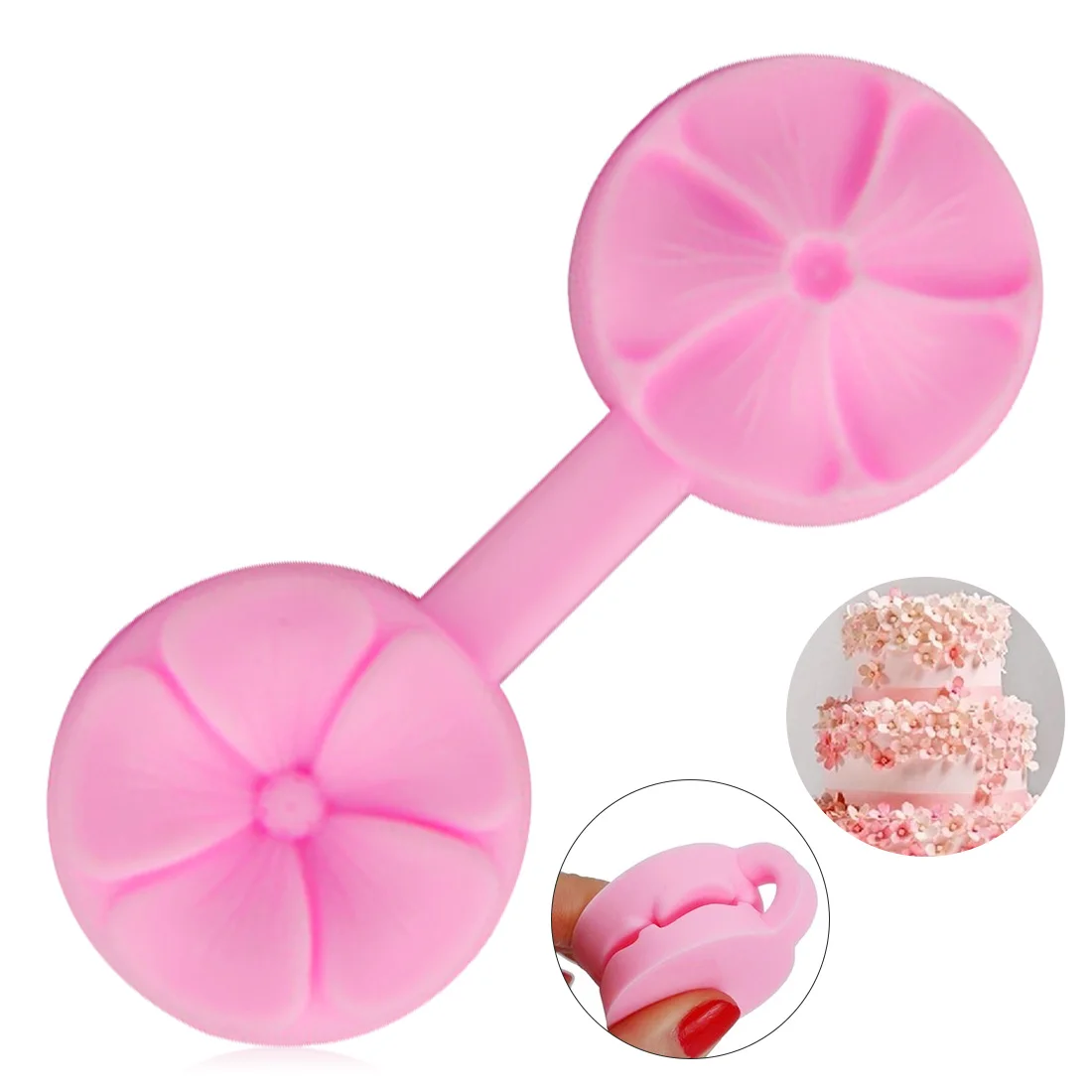 Пион Роза лепестки листьев силиконовая форма DIY выпечки помадки мыло торт