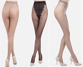 4pcs Ultra Thin Sexy Soft Ladies Women Transparent Tights Silk Stockings Nylon Good Elasticity Durable Wear-resisting - Цвет: 2 gray 1 black 1coff