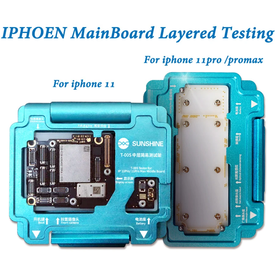 Солнечный t-004 iphone 11/t-005 11 pro/11 pro max Средний тестер материнской платы | Инструменты