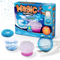 Jeu d'expérimentation scientifique pour enfants, jouet à vapeur, bulle de neige, Test de réaction acide base bouillante, cadeau d'expérimentation 