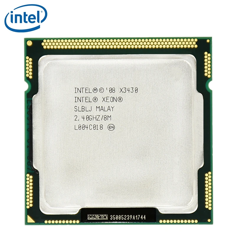 Процессор Intel Xeon X3430 8 Мб кэш памяти 4 ядра 2 ГГц 95 Вт LGA 1156|Процессоры| |