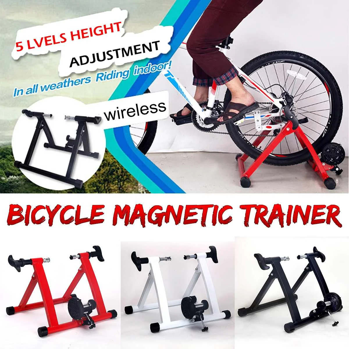 Bike trainer Bicycle Trainer Cycling Bicycle Indoor Trainer Foldable Magnetic