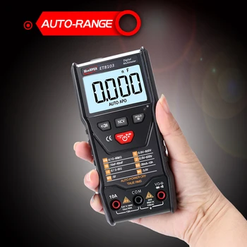 

ET8103 Precision Multimeter Auto Range Tester Intelligent True RMS Anti-Burning Universal Multimeters Pocket Watch Measure Tool