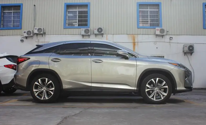 Для LEXUS NX/RX/GX400 6 шт. ABS Хромированная Автомобильная дверь, окно, ветровой козырек, формовочные навесы, защита от дождя, защита от солнца, ветровая защита, вентиляционное отверстие