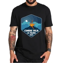 Camiseta de La Palma Canaria para hombre y mujer, camisa informal de La Palma Vieja, 2021 algodón, 100%