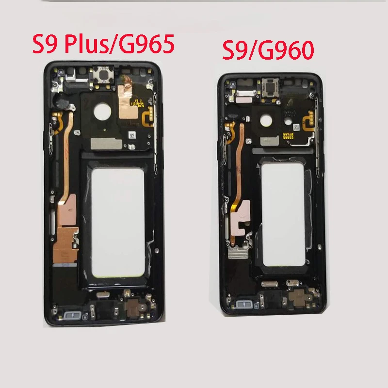 Средняя рамка для samsung GALAXY S9 S9 Plus G960 G965 средняя пластина рамка детали корпуса