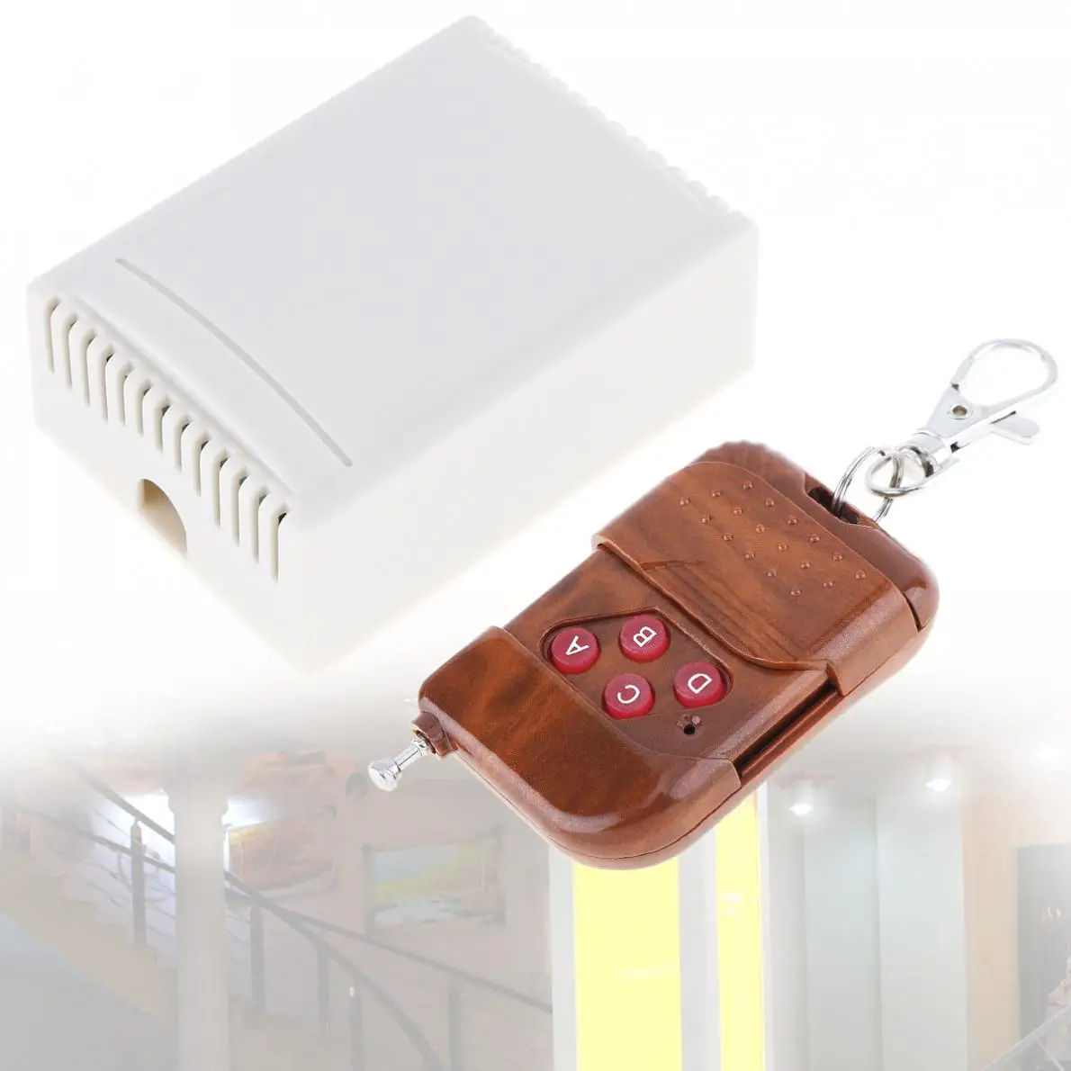 

Universal 433Mhz Wireless Remote Control Switch DC 12V 4CH Relay Module Receiver with 4 Channel Remote RF 433MHz Transmitter
