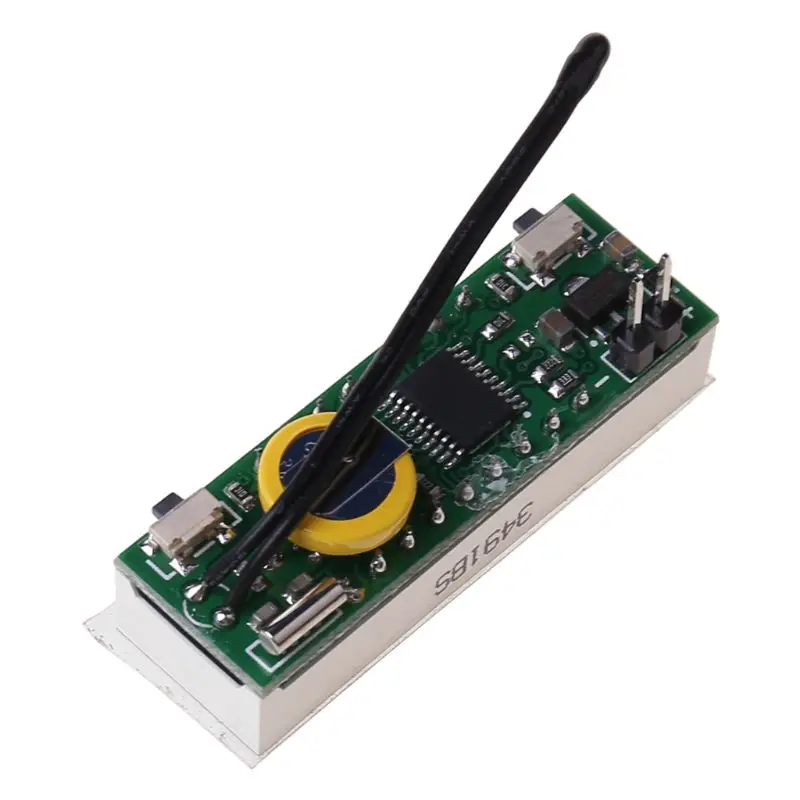 Цифровой светодиодный Автомобиль Электронные часы время температура напряжение