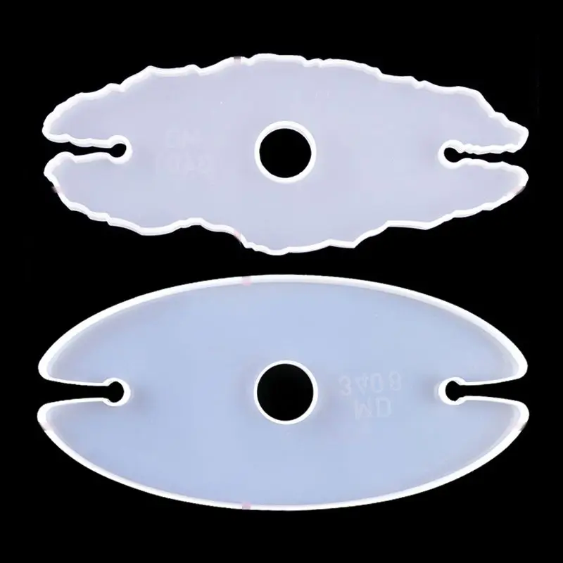 

2Pcs Wine Glass Holder Silicone Resin Mold Bottle Shelf Storage Glass Tray Mold 667E