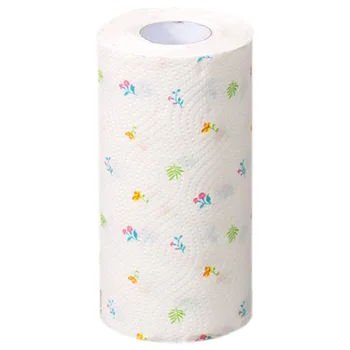 

2Roll Reusable Towels Kitchen Dish Cloth Paper Towel Roll Organic Washable Dish Cloths Clean Washing Towel