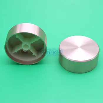 

5 Piece 40 * 16mm aluminum alloy knob rose gold potentiometer power amplifier volume adjustment flower shaft 6mm