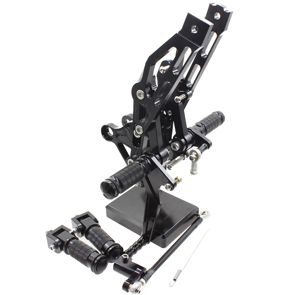 CNC Алюминиевый Регулируемый мотоцикл Rearset подножка задний Набор Подножка педаль Подножка для Honda Grom MSX125 MSX 125 2012- 2013