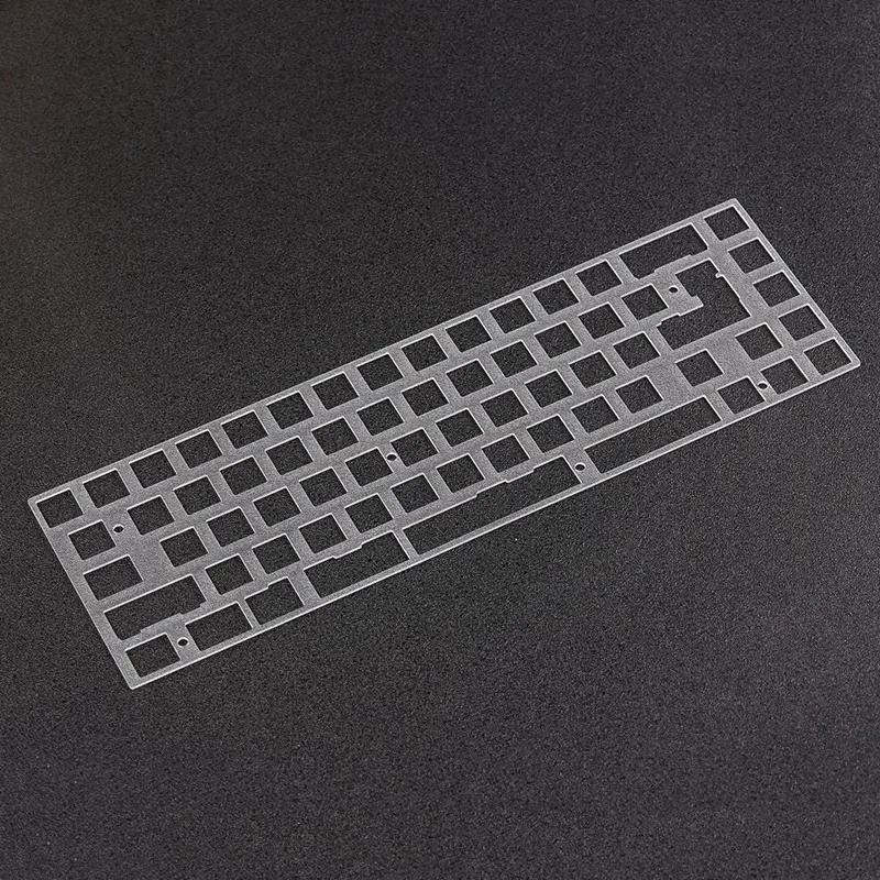 Placa de Posicionamento do Teclado Mecânico de Policarbonato Compatível com Tada68 Kbd65 Dz65 Tofu65 68 Chaves 67 Chaves 68 Chaves
