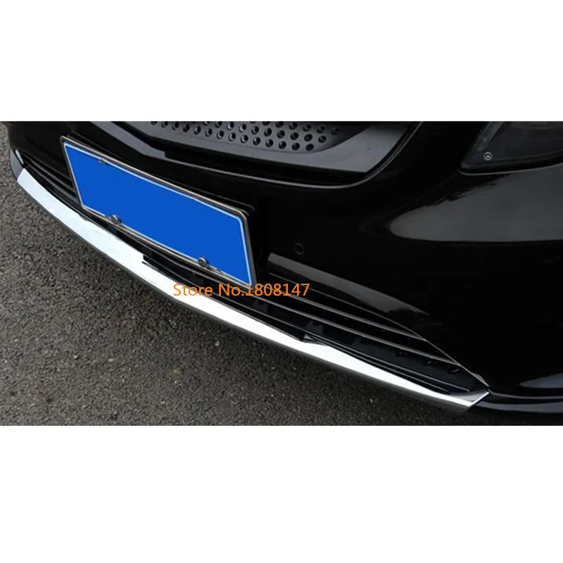 Одежда высшего качества крышка автомобиля ABS серебро защиты Передняя Защитная панель бампера Защитная ограда для Mercedes Benz Vito W447