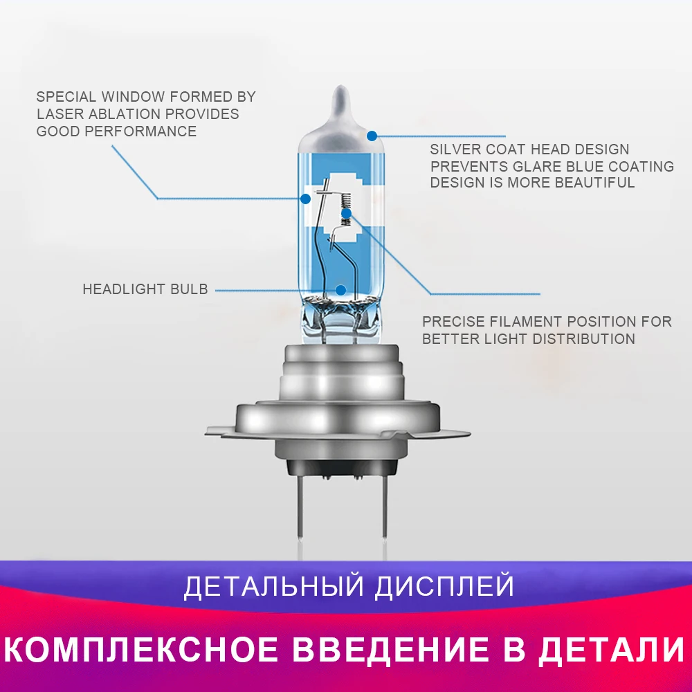  Philips Racing Vision double H4 H7 9003 HB2 brighter LED light car halogen headlight HL beam ECE ca - 4000370048733